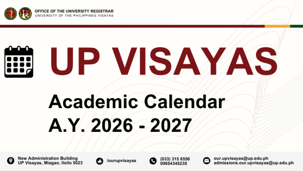 UPV Academic Calendars for AY 2026–2027
